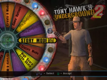 Tony Hawk's Underground 2 screen shot title